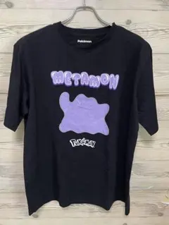 ポケットモンスター メタモン Tシャツ プリント ブラック XLサイズのサムネイル