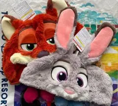 ディズニー　ズートピア　ニック　ジュディ　ファンキャップ　タグ付き　2個セット