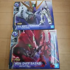 RG RX-93ff ガンダム & MSN-04FF サザビー