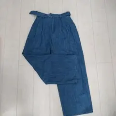 LOWRYS FARM タックワイドパンツ