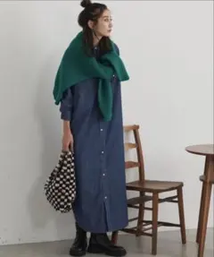 Auntie Rosa Holiday ウエスタンデニムワンピース