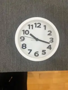 シンプルホワイト置時計
