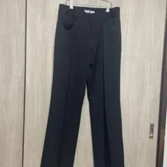 ブラック ストレートパンツ 15号