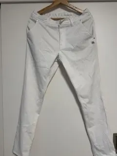 美品！PINGホワイト メンズ ゴルフパンツ
