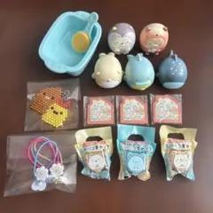 すみっコぐらし　すいぞくかんドールセット　ボトルキャップ　ヘアゴム　キーホルダー