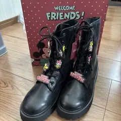 Disney ミッキー ミニー ブーツ　　キャラクター付き　23.5cm
