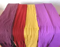 カラータイツ4種類5点セット 古着