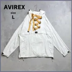 アヴィレックス AVIREX コットン アノラックパーカー ホワイト L Y2Kのサムネイル