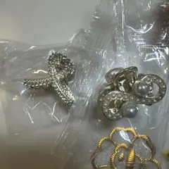 エレガントなヘアクリップ 2点セット