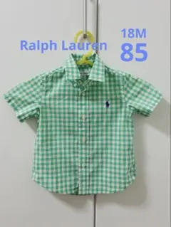【専用・Asamy様】ラルフローレン 18M シャツ半袖　85(80〜90)