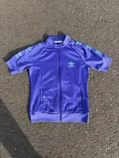 00s アディダス 半袖トラックジャケット y2k