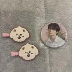 TXT トゥバ カプセルトイ バムグッ ヘアクリップ 缶バッジ