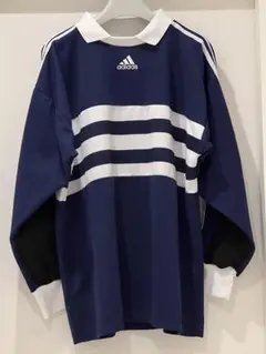 古着 90s adidas　アディダス　ドイツ　ゲームシャツ　UK製 状態良好 カナダ製 80~90年代 アディダス adidas ゲームシャツ サッカー