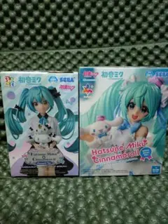 【初音ミク】初音ミク✕シナモロールフィギュア２点セット