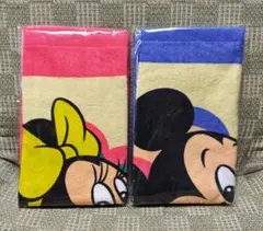 ディズニー　ミッキー　ミニー　レトロ　タオル　ヴィレッジヴァンガード　雑貨