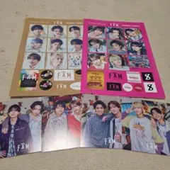 timelesz FAM ステッカーシート2種&アナザージャケット4種 セット