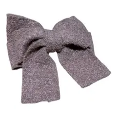 リボンバレッタ　ベージュ