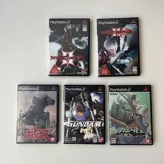 PS2 装甲騎兵 ボトムズ ガンダム デビルメイクライ ソフトまとめセット