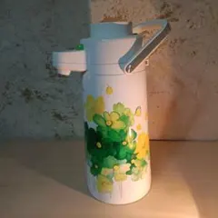 極美品】象印 レトロ 魔法瓶ポット VL-1900（1.92L）グリーン花柄 