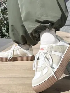 《JaVa ジャバ別注》 RETRO BERG厚底スニーカー　Ｌサイズ