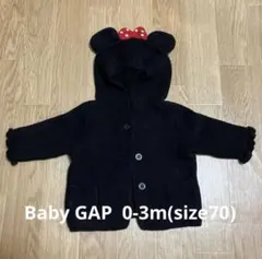 Baby GAPミニーカーディガン 黒