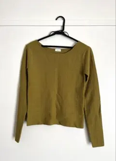 最終値下げアパートバイ♡マスタード色のトップスニット