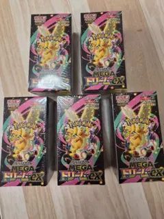 ポケモンカード MEGAドリームex 5BOX 新品未開封 シュリンク付き