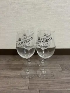 MOET ＆ CHANDON シャンパン・ワイングラス 4客セット　非売品