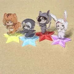 WIND BREAKERトレーディングミニアクリルスタンド　楡井、蘇枋、桐生、梶