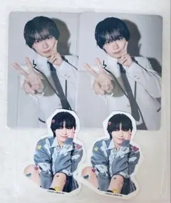 HARD WORK ファミクラ盤 特典 大西流星 トレカ シール 各2枚