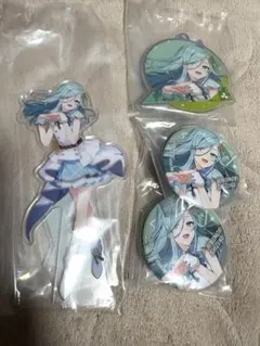 プロセカ セガラッキーくじ 日野森雫 アクリルスタンド 缶バッジセット