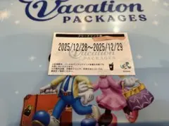 ディズニーフリードリンク券 12月28日〜29日