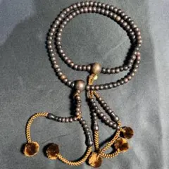 木製 数珠 直径約約7mm#377