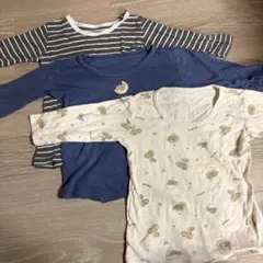 ベビー肌着　長袖シャツ 3枚セット