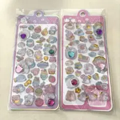 ぷくぷくシール♡2枚セット