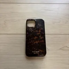 kate spade レオパード柄 iPhoneケース