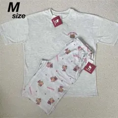 新品★日焼けキティ 半袖Tシャツ ハーフパンツ ルームウェア パジャマ 白 Mのサムネイル