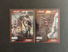 ユニオンアリーナ NIKKE BPカウンター 2枚セット