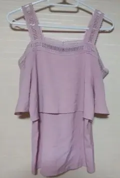 肩だしトップス シャツ サイズ M ピンク