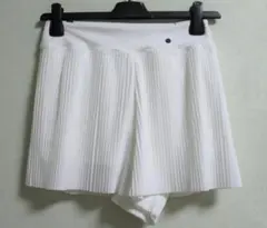 S 白 ホワイト プリーツ ナイキ ゴルフ キュロット スカート