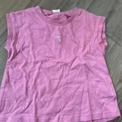 ピンク 袖なし Tシャツ　プティマイン