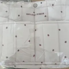 最終値下げ！ジェラートピケ【販路限定商品】ストロベリーキルティングお散歩バッグＭ