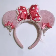 ディズニー ミニーちゃん カチューシャ イヤリング