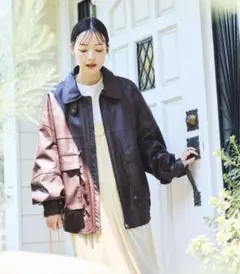 FREAK’S STORE フェイクレザーブルゾン