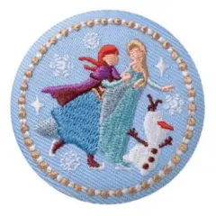 Disney 刺繍缶バッジ アナと雪の女王 希少