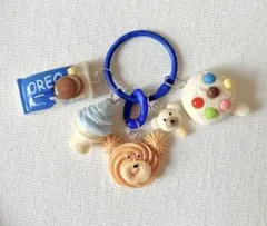 ☆再販☆ じゃらじゃらキーホルダー 絞り出しくまさん ベージュ