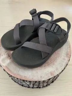 chaco ダークグレー スポーツサンダル クロスストラップ 23のサムネイル