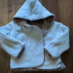 Kaloo カルー フード付きライトブルーアウター