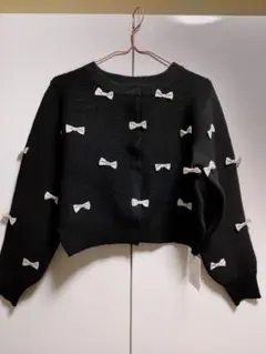 GRL リボンニットショート丈カーディガン 【kz441】