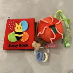 Sassy Book 布絵本 gelato pique ラトルセット4点セットのサムネイル